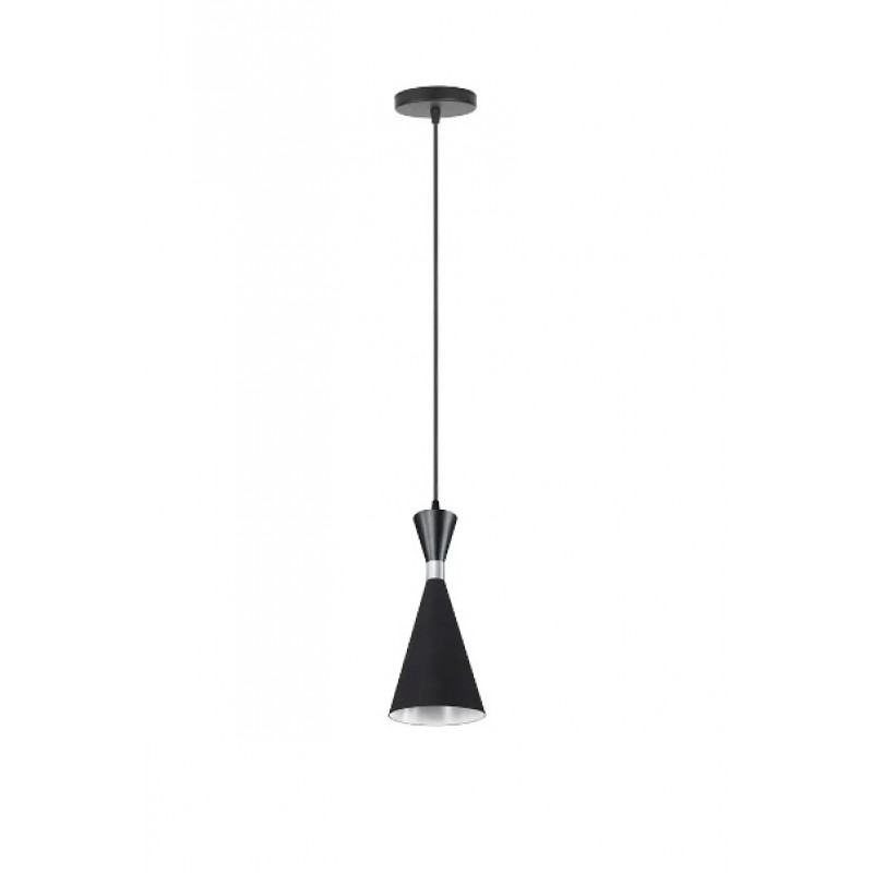 PENDENTE DOMINICA 1 LAMP // PD102/PRETO - KINLIGHT